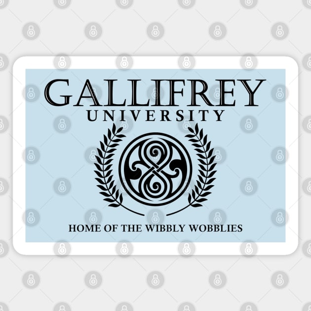 GALLIFREY UNIVERSITY Magnet by INLE Designs